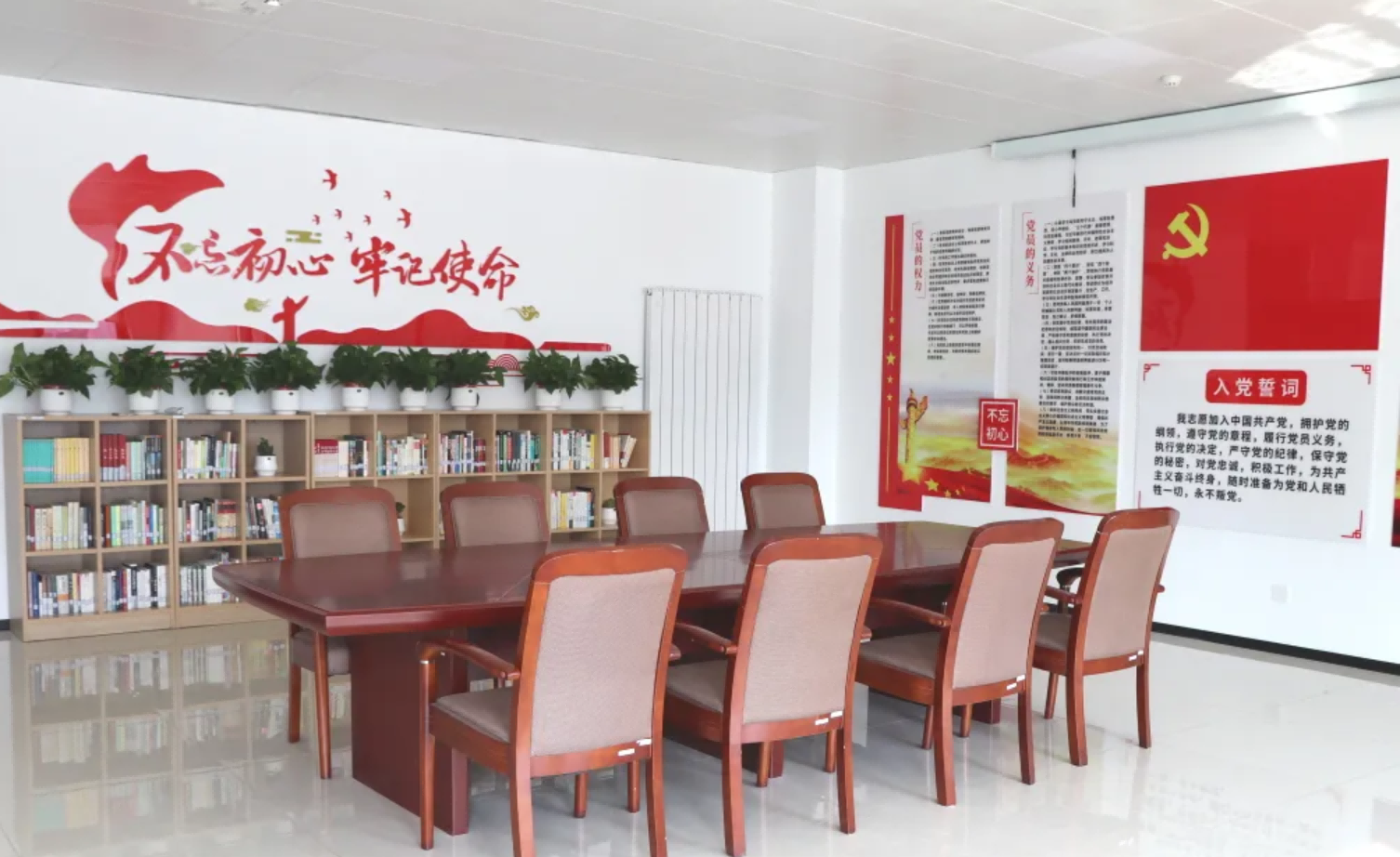 品书香之气，打造党建工作新阵地——qy球友会(千亿)智能建立党建阅览室