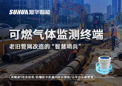 老旧管网改造的“智慧哨兵”：可燃气体监测终端如何重塑地下安全防线
